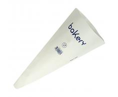 Decora 5600022 Poche à Douille PÃTISSIÃRE 35 CM / 14, Tissu, Blanc, 17 x 19 x 1 cm