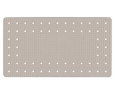 WENKO 23145100 Tapis antidÃ©rapant de baignoire Mirasol Taupe, Caoutchouc naturel, 69x39 cm