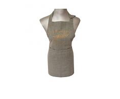 Soleil docre Tablier Imprimé, Coton, Gris, 60x80 cm