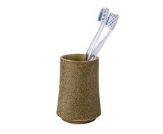 Wenko 22747100 Gobelet Jute, Marron, Plastique, Ã: 6 x 10 cm