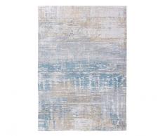 Louis de Poortere Tapis ATLANTICS STREAKS 8718 LONG ISLAND BLU, 60x90cm