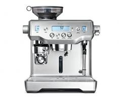 SAGE SES980 the Oracle, Machine à Expresso avec Broyeur, texture et température du lait programmables, Acier inoxydable brossé