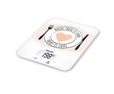 Beurer 70417 KS 19 Love Balance de cuisine, 5 kilograms