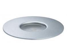 Paulmann Leuchten Paulmann 79666 Outdoor House encastrable 230 V 34 IP44 530LM 3000 K 4,4 W Métal Acrylique 796.66 Spot Ultra Plat Spot LED couverture Leuchten, 4.4 W, Argent, 0,3 x 9,5 x 0,3 cm