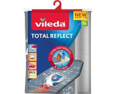 Vileda 163263 Housse de Planche Ã Repasser Total Reflect, Tissu, Gris, 45x130 cm