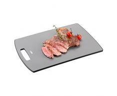 Gefu GE13990 Planche à Découper, Plastique, Gris, 38 x 26 x 1 cm