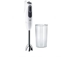 Braun MQ3100WH SMOOTHIE PLUS Mixeur plongeant avec Variateur Gris/Blanc 750 W