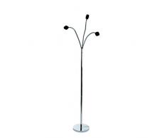 By Rydens 2826240-4001 Lampe de Sol Métal Noir/Chrome
