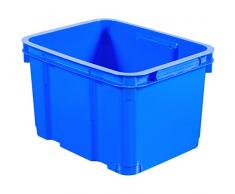 Curver 01953-082-00 Unibox III Boîte de rangement Plastique Bleu 35,4 x 27,4 x 22 cm