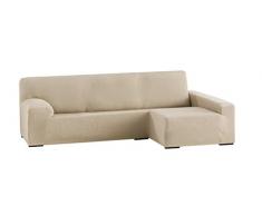 Eysa Ulises Housse de Canapé élastique avec Chaise Longue à Droite, Beige, 250-310 cm