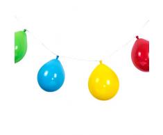 Novelty BALSTRLHT Guirlande Lumineuse LED Balloon String Lights, Plastique, Multicouleur, 17 x 17 x 37,5 cm