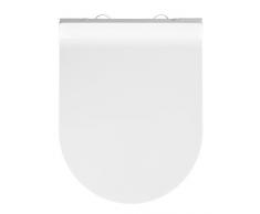 Wenko 22415100 Abattant WC Habos Blanc, Thermoplastique, 47,5 x 8,5 x 37 cm