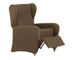 Eysa Aquiles Elastique Relax Housse de Fauteuil, Polyester Coton, Marron, 37x29x5 cm