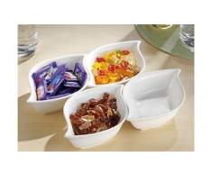 Esmeyer 302â071 dans Coffret Cadeau 4 pièces Set Jolie Bols en Dimensionsâ¯: env. 16 x 10 x 4 cm, Porcelaine, Blanc