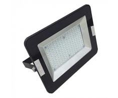 V-TAC SKU.5886 Projecteur LED Slim 50W IP65 VT-4651 FS, Plastique,et Autre materiaux, 50 W, Noir, Hauteur x Largeur x Profondeur : 174 mm x 237 mm x 35 mm