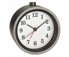 TFA-Dostmann Réveil électronique, métal, Gris, 9 x 5 x 10 cm