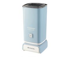 Ariete Cappuccinatore Vintage 2878 Mousseur à Lait pour Cappuccino, Chocolat Chaud et Froid, Infusions Lyophilisées, 500 Watts, Couleur Bleu Pastel