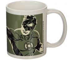 Justice League Vert Lanterne Tasse en cÃ©ramique, multicolore