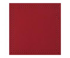 Creative Tops Cuir reconstituÃ© Dessous de Verre, Rouge, 4Â piÃ¨ces