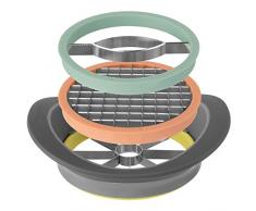 Berghoff Leo All-in-1 Fruits légumes trancheuse Dicer Lot, Multicolore, 3 pièces