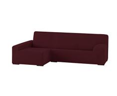 Eysa Ulises Ã©lastique Chaise Longue Gauche, Vue Frontale, Couleur 08-Rouge, Polyester Coton, 43x14x37 cm