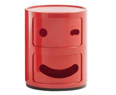Kartell Componibili Smile Meuble de Rangement Salon, Plastique, 42 x 32 x 32 cm