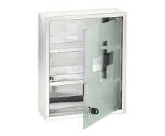 Wenko 22924100 Armoire, Argent Brillant, 30 x 40 x 12