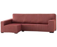 Housse élastique pour canapé Chaise Longue Bras Droit 32x42x17 cm Bordeaux