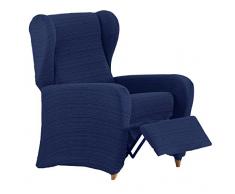 Eysa Aquiles Elastique Relax Housse de Fauteuil, Polyester Coton, Bleu, 37x29x5 cm