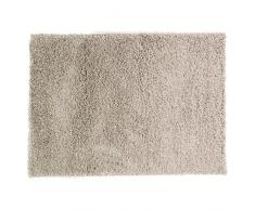 Just Contempo Tapis à poils longs, beige, 120 x 170 cm, gris argenté, 120 x 170 cm