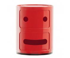 Kartell Componibili Smile Meuble de Rangement Salon, Plastique, 42 x 32 x 32 cm
