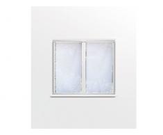 Soleil dOcre Paire de Brise bise, Polyester, Blanc, 120x60 cm