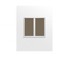 Soleil docre Dolly Paire de Brise Bise, Polyester, Ecru, 70x90 cm