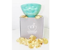 Fiftyeight Bol à céréales Porcelaine, Porcelaine, Menthe, 17 x 17 x 7 cm