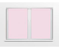 Soleil docre 043551 Dolly Paire de Brise Bise Polyester Rose 60 x 90 cm