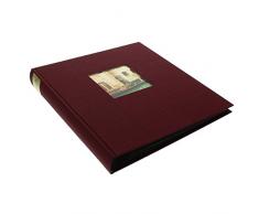 Goldbuch Album Photo avec Découpe, Bella Vista, 30 X 31 Cm, 60 Côtés Noirs avec Diviseurs Glassine, Lin, Bordeaux, 27972