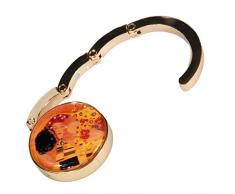 Fridolin 12346 Le Baiser Miroir de Poche Métal Multicolore 7 x 7,5 x 2,5 cm