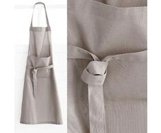 Today Tablier Coton Zinc Coton Gris 79 x 104 cm