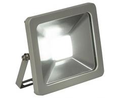 Brilliant AG G96279/22 Projecteur Extérieur Aluminium/Plastique 20 W Gris