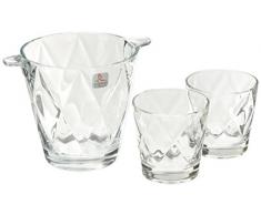 VIDIVI Vetri delle Venezie Concert verres eau et seau à glace, 7 unités
