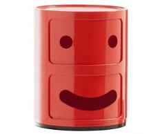 Kartell Componibili Smile Meuble de Rangement Salon, Plastique, 42 x 32 x 32 cm