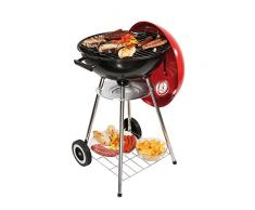 BE NOMAD DOC172R Barbecue à charbon Rouge/Noir