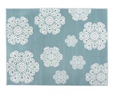 Aratextil Mandala Tapis enfant, acrylique, turquoise, 120Â x 160Â cm