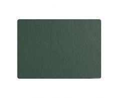 ASA Selection Set de Table Dessous de Verre Aspect Cuir Tischset eckig ca. 33x46cm Kale (Grün)