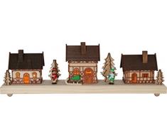 Star 275-07 Regensburg Bougeoir à fenêtre, Bois, Brun, 8.0 x 43.5 x 15.0 cm