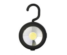 Poly Pool pp3110 Lampe Ultra LED COB mini compact de poche multifonctionnelle pour utilisation en casa pour armoires bureau Camping Randonnée avec Crochet pivotant à disparition et aimant sans fil à batterie