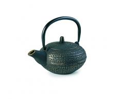 IBILI 624204 Thetere en Fer Fondue Osaka, Aluminium, Noir, 14 x 11 x 14 cm