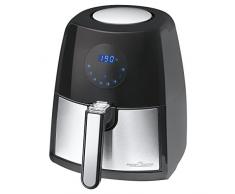 PROFI COOK PC-FR 1147 H - Friteuse Ã Air Chaud - en acier inoxydable - CapacitÃ© de 2,5 Litres - Thermostat rÃ©glable en continu - 7 programmes - Commande Tactile - Affichage LED - 1500 Watts