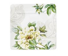 Villeroy & Boch 10-4380-2640 Assiette Ã Dessert Porcelaine Rose 25 x 25 x 9,5 cm Convient pour 1Â Personne