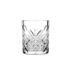 Pasabahce Timeless Lot de 4Â verres Ã eau 34,5Â cl, verre, transparent, 8,5Â x 8,5Â x 9,5Â cm